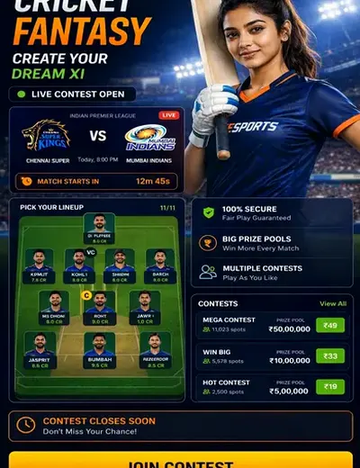 Ratan 786 (ratan matka 786) fantasy cricket & matchday visual 3